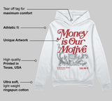 Bugs Bunny 8s DopeSkill Hoodie Sweatshirt Money Is Our Motive Typo Graphic
