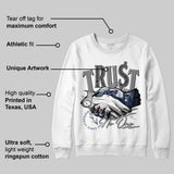 Flint Grey 9s DopeSkill Sweatshirt Trust No One Graphic
