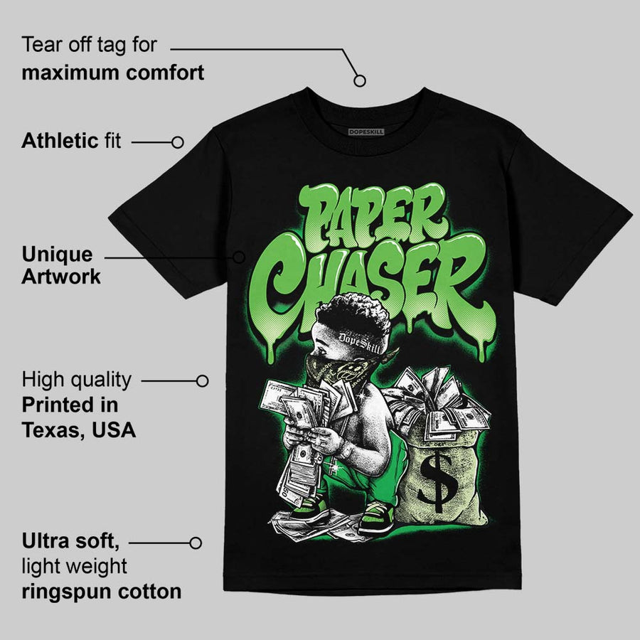 Jumpman Jack “Green Spark” DopeSkill T-Shirt Paper Chaser Boy Graphic