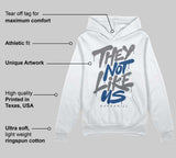 Flint Grey 9s DopeSkill Hoodie Sweatshirt They Not Like Us Graphic