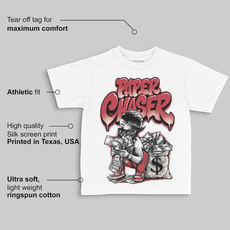 Valentine’s Day 4s DopeSkill Toddler Kids T-shirt Paper Chaser Boy Graphic
