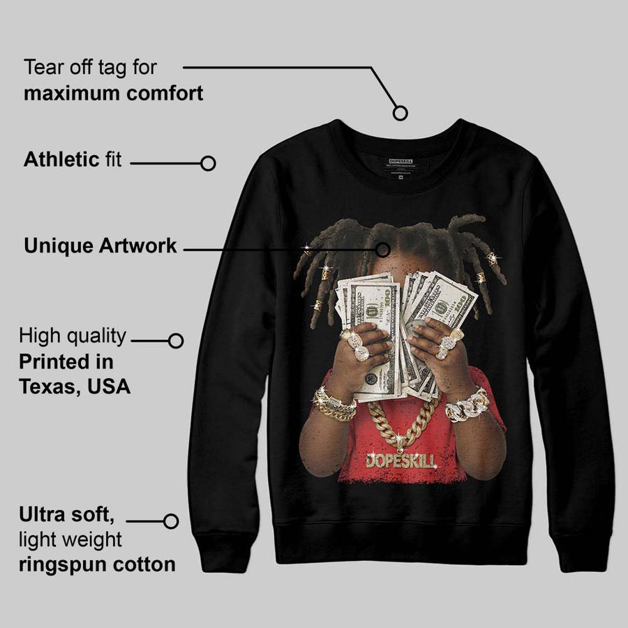 Reverse Infrared 6s DopeSkill Sweatshirt Rich Youth Graphic