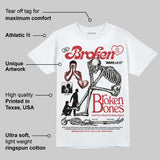 Flight Club 4s DopeSkill T-Shirt Broken Bones Graphic