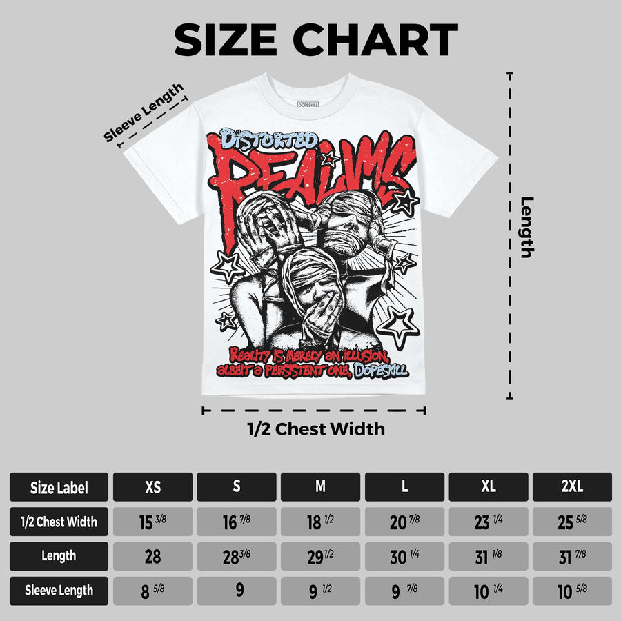 Cherry 11s DopeSkill Oversize Print T-Shirt Distorted Realms Graphic