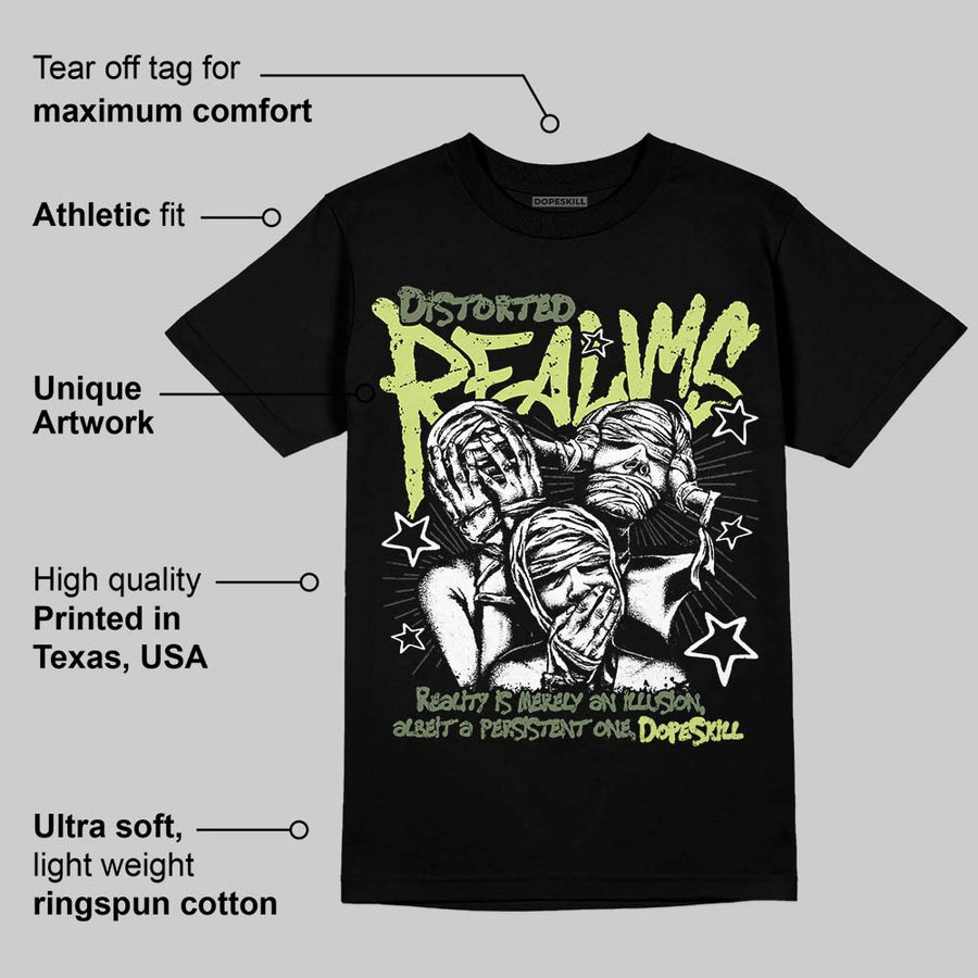 NB 1890 “Faded Black/Utility Green” DopeSkill T-Shirt Distorted Realms Graphic