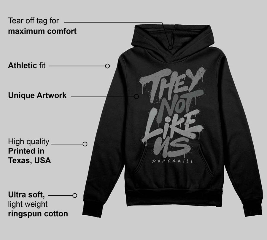 Black Cat 4s DopeSkill Hoodie Sweatshirt They Not Like Us Graphic