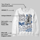 Flint Grey 9s DopeSkill Sweatshirt Real Ones Move In Silence Graphic