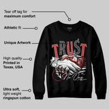 Reverse Infrared 6s DopeSkill Sweatshirt Trust No One Graphic