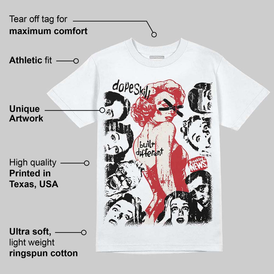 Flight Club 4s DopeSkill T-Shirt Built Different Graphic