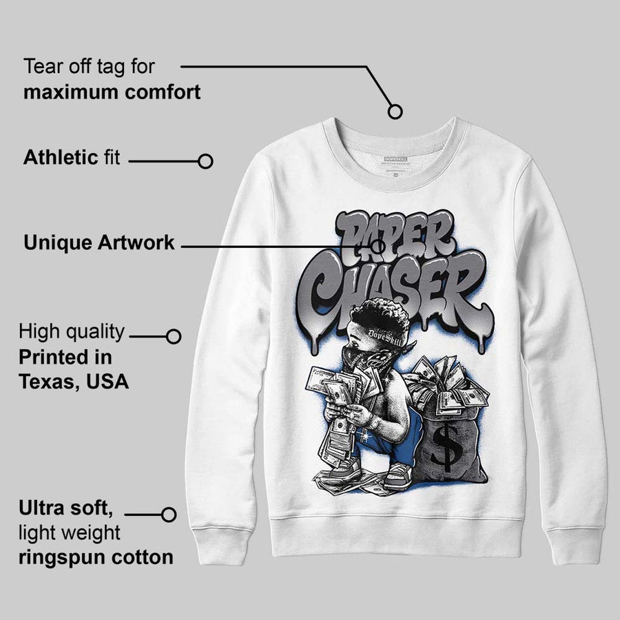 Flint Grey 9s DopeSkill Sweatshirt Paper Chaser Boy Graphic