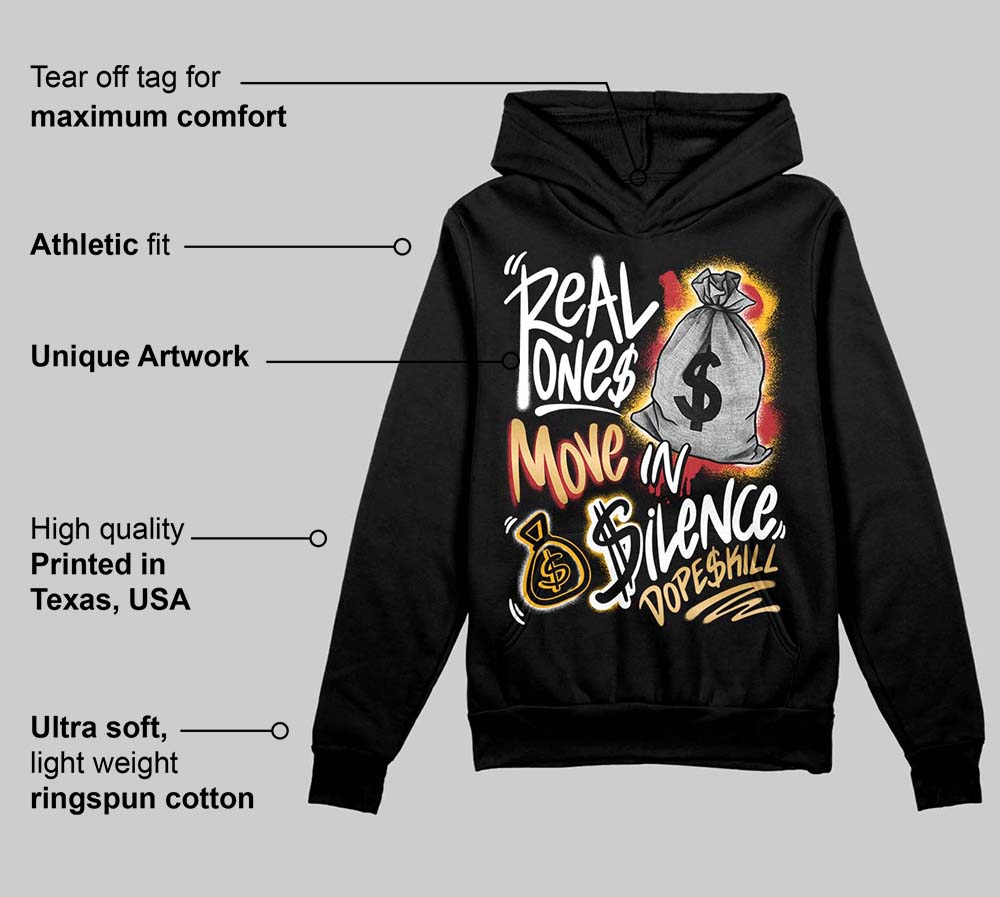Taxi 12s 2025 DopeSkill Hoodie Sweatshirt Real Ones Move In Silence Graphic