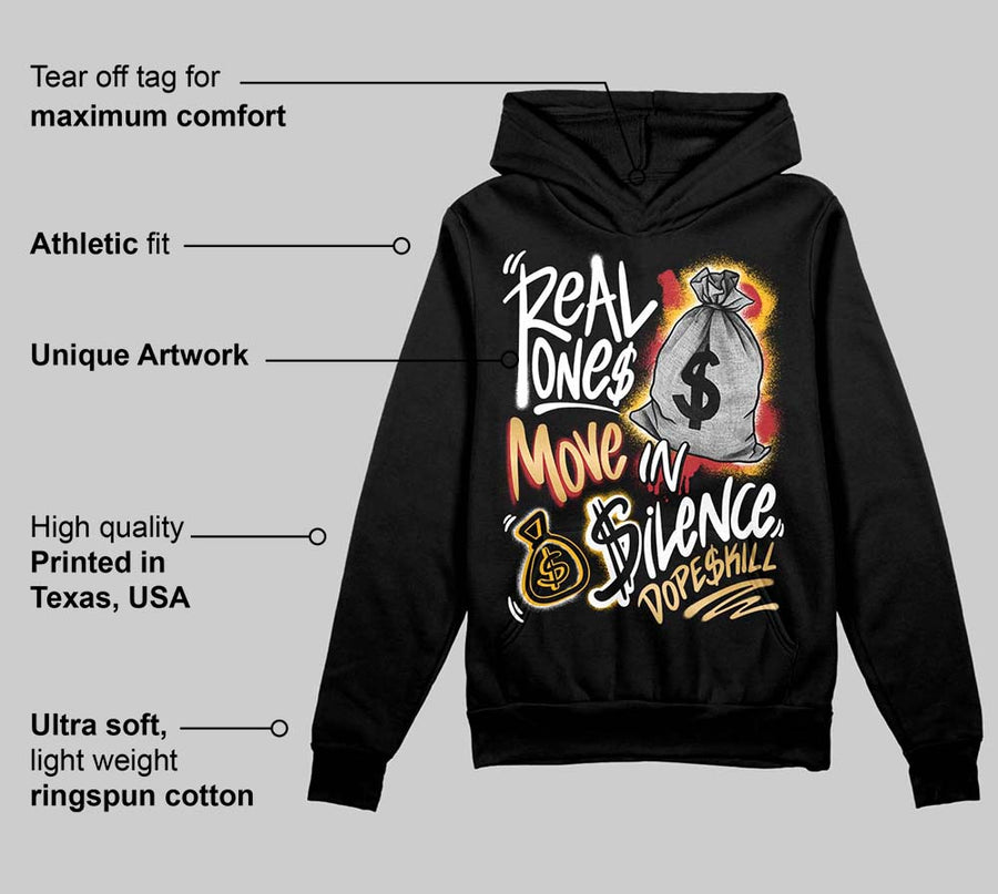 Taxi 12s 2025 DopeSkill Hoodie Sweatshirt Real Ones Move In Silence Graphic
