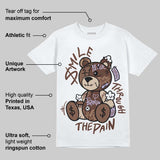 Harris Tweed x Sesame/Violet Mist Dunk DopeSkill T-Shirt Smile Through The Pain Graphic