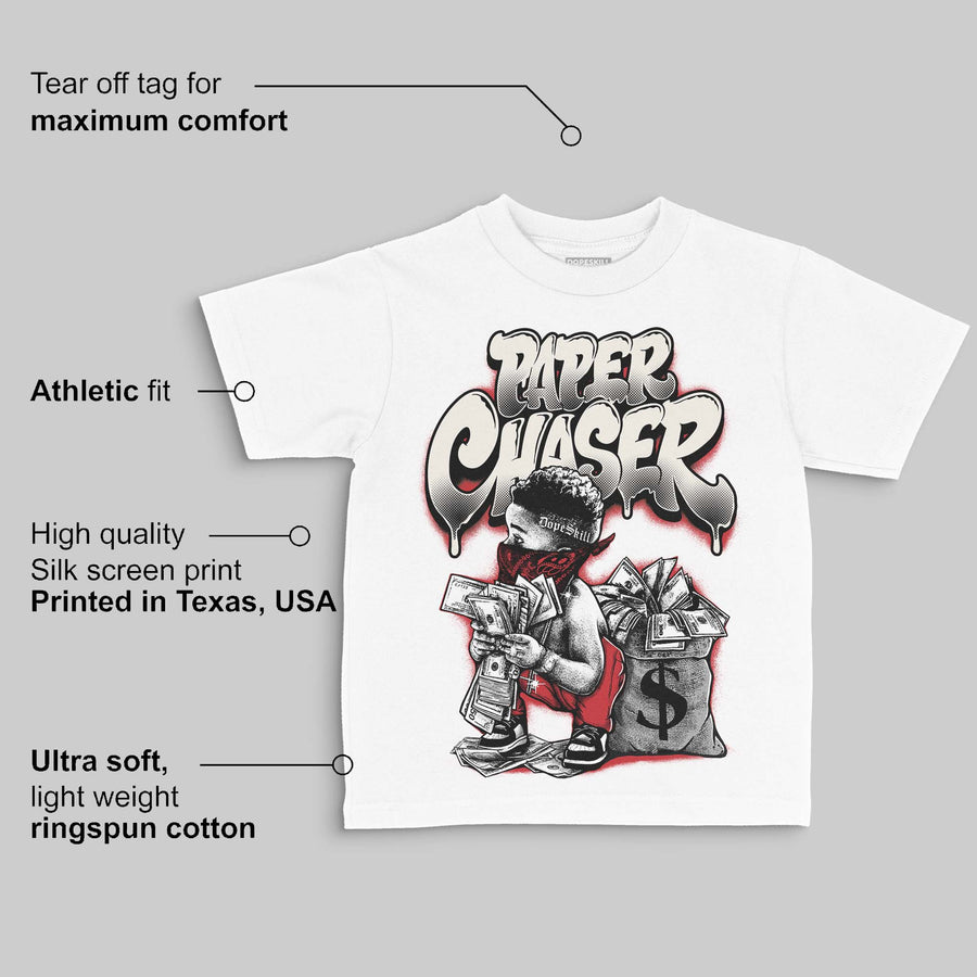 Flight Club 4s DopeSkill Toddler Kids T-shirt Paper Chaser Boy Graphic