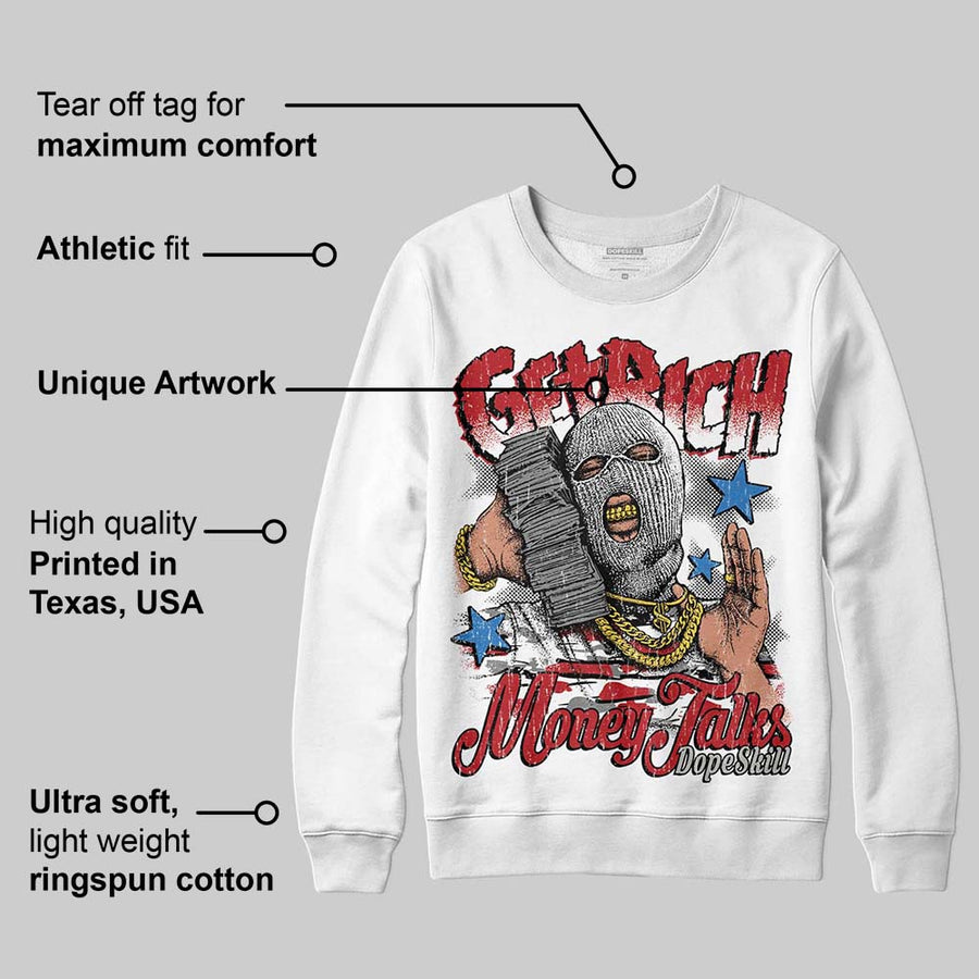 Bugs Bunny 8s DopeSkill Sweatshirt Get Rich Graphic