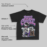 PURPLE 'Paper Chaser Boy' DopeSkill Graphic Toddler Kids T-shirt
