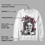 Burgundy 5s DopeSkill Sweatshirt Hold My Own Graphic
