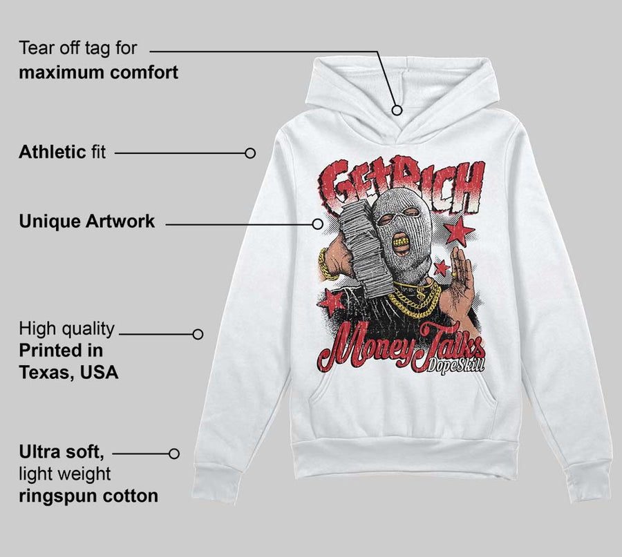 Flight Club 4s DopeSkill Hoodie Sweatshirt Get Rich Graphic