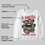 Fire Red “Black Tongue” 5s DopeSkill Sweatshirt The Mouth With No Droughts Graphic