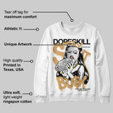 Reverse Metallic 5s DopeSkill Sweatshirt Stay It Busy Graphic