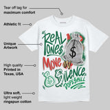 Concrete Rose 3s DopeSkill T-Shirt Real Ones Move In Silence Graphic