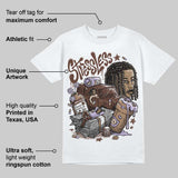 Harris Tweed x Sesame/Violet Mist Dunk DopeSkill T-Shirt Stressless Graphic