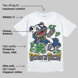 Flint Grey 9s DopeSkill T-Shirt Born To Be Rich Graphic