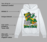 Green Collection DopeSkill Hoodie Sweatshirt Born To Be Rich Graphic