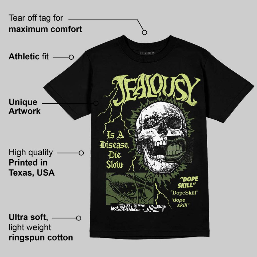 NB 1890 “Faded Black/Utility Green” DopeSkill T-Shirt Jealousy Graphic
