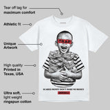 Flight Club 4s DopeSkill T-Shirt Scared Money Don't Make No Money Graphic