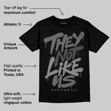Black Cat 4s DopeSkill T-Shirt They Not Like Us Graphic