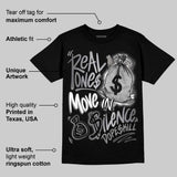 TD Black Patent 11s DopeSkill T-Shirt Real Ones Move In Silence Graphic