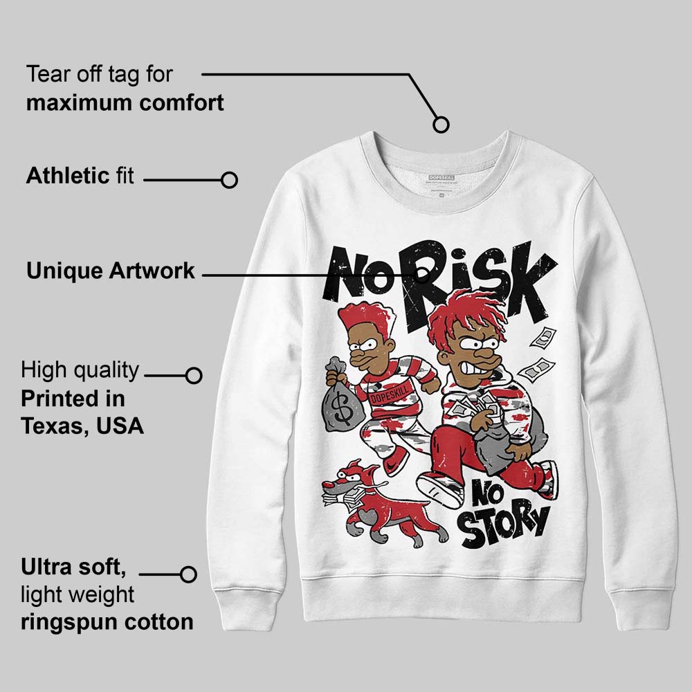 Bugs Bunny 8s DopeSkill Sweatshirt No Risk No Story Graphic