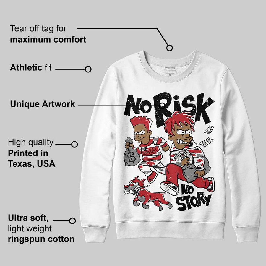 Bugs Bunny 8s DopeSkill Sweatshirt No Risk No Story Graphic