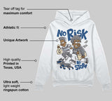 Flint Grey 9s DopeSkill Hoodie Sweatshirt No Risk No Story Graphic