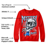 Cherry 11s DopeSkill Varsity Red Sweatshirt Mystery Ghostly Grasp Graphic