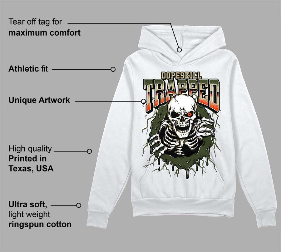Olive Collection DopeSkill Hoodie Sweatshirt Trapped Halloween Graphic