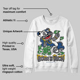 Flint Grey 9s DopeSkill Sweatshirt Born To Be Rich Graphic