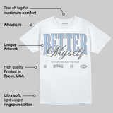 NB 2000 “Silver/Blue” DopeSkill T-Shirt Better Myself Graphic