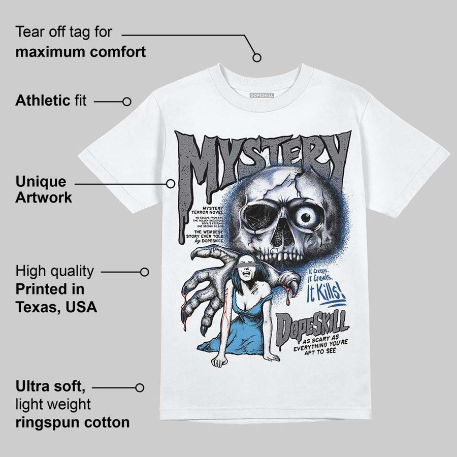 Flint Grey 9s DopeSkill T-Shirt Mystery Ghostly Grasp Graphic