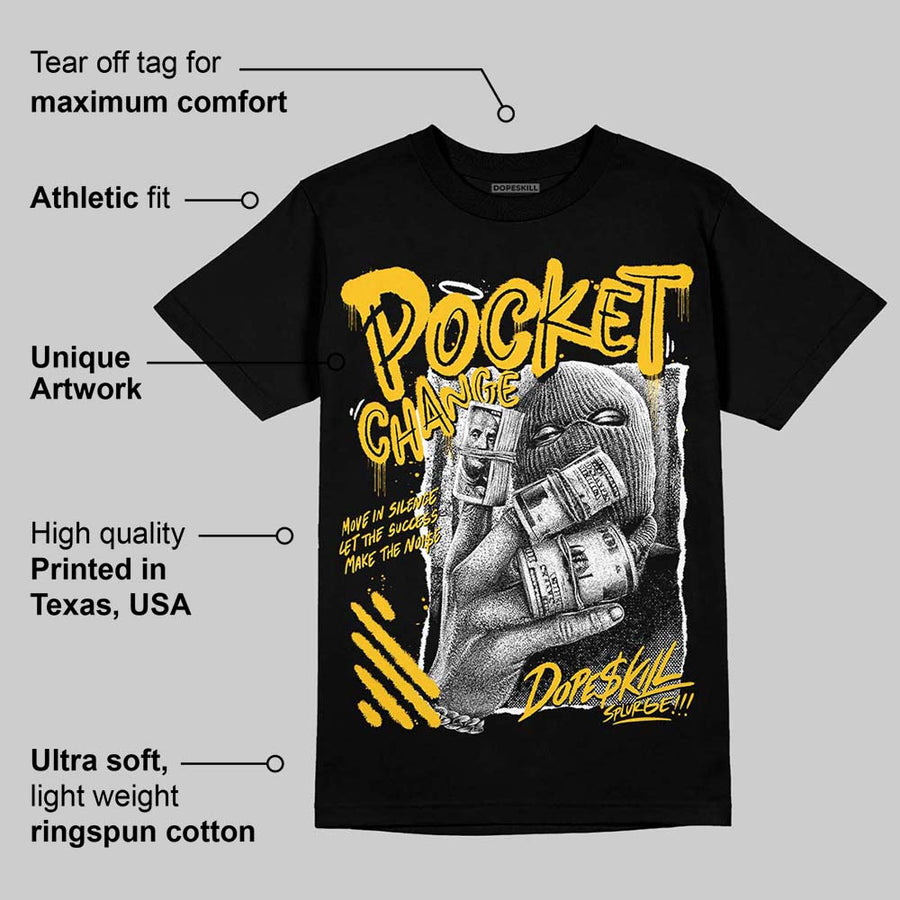 Yellow Collection DopeSkill T-Shirt Pocket Change Graphic