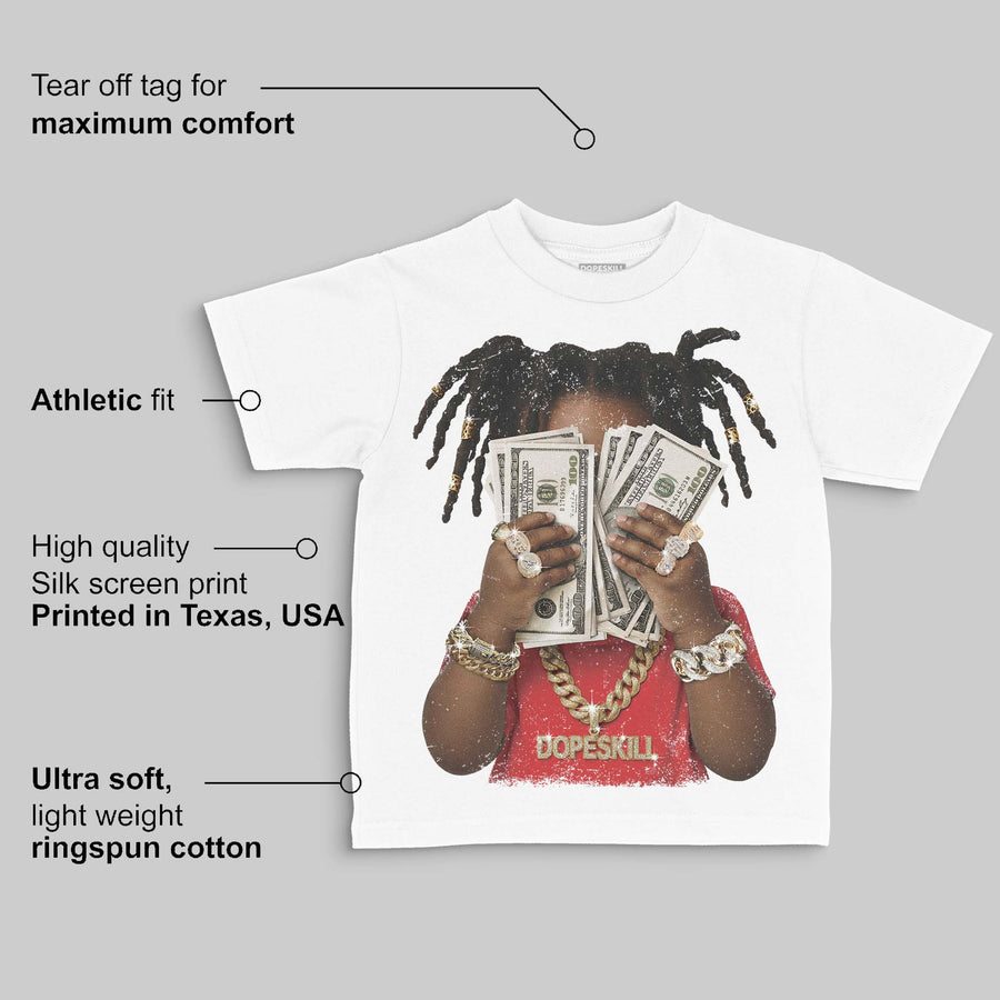 AJ 13 Chicago True Red Cherry DopeSkill Toddler Kids T-shirt Rich Youth Graphic