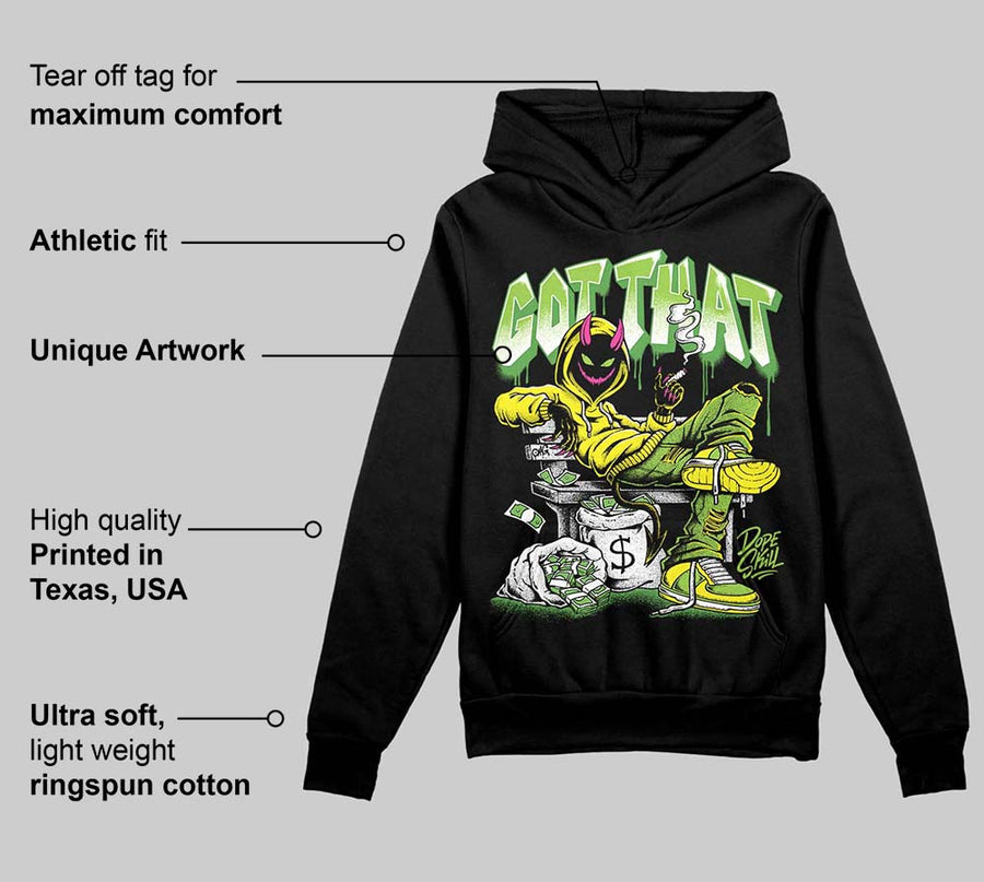 Neon Green Collection DopeSkill Hoodie Sweatshirt Got That Graphic