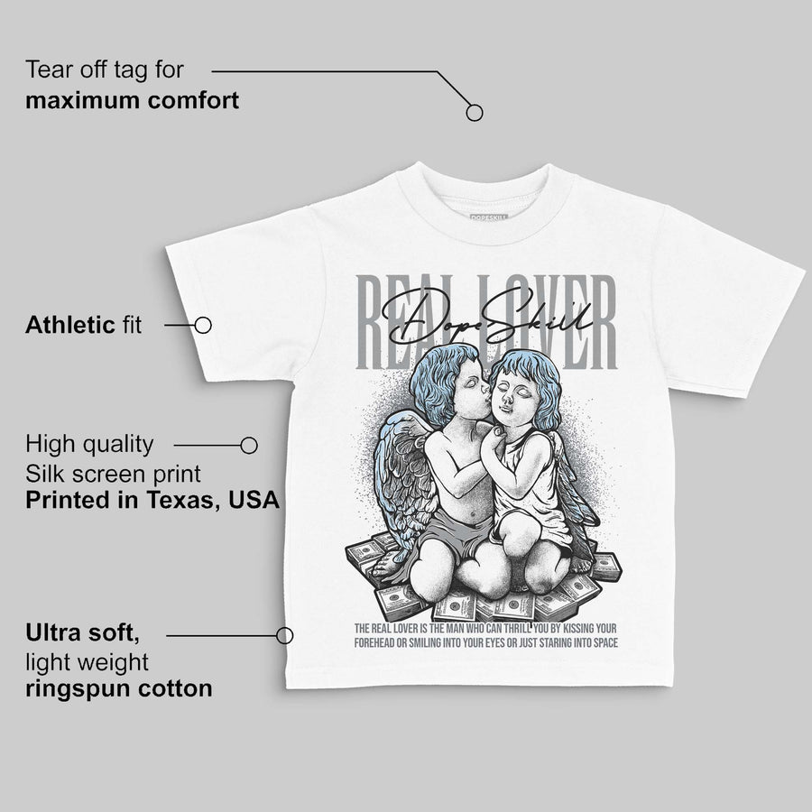 Wolf Grey 5s DopeSkill Toddler Kids T-shirt Real Lover Graphic