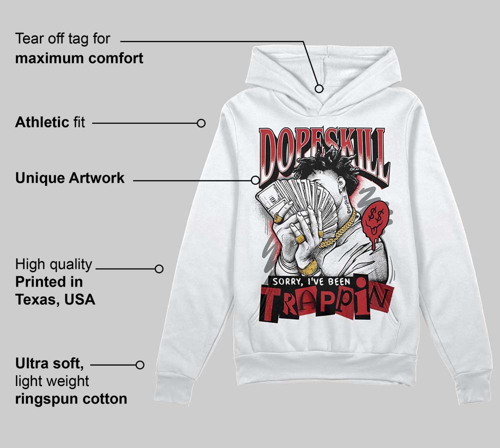 Bugs Bunny 8s DopeSkill Hoodie Sweatshirt Sorry I've Been Trappin Graphic