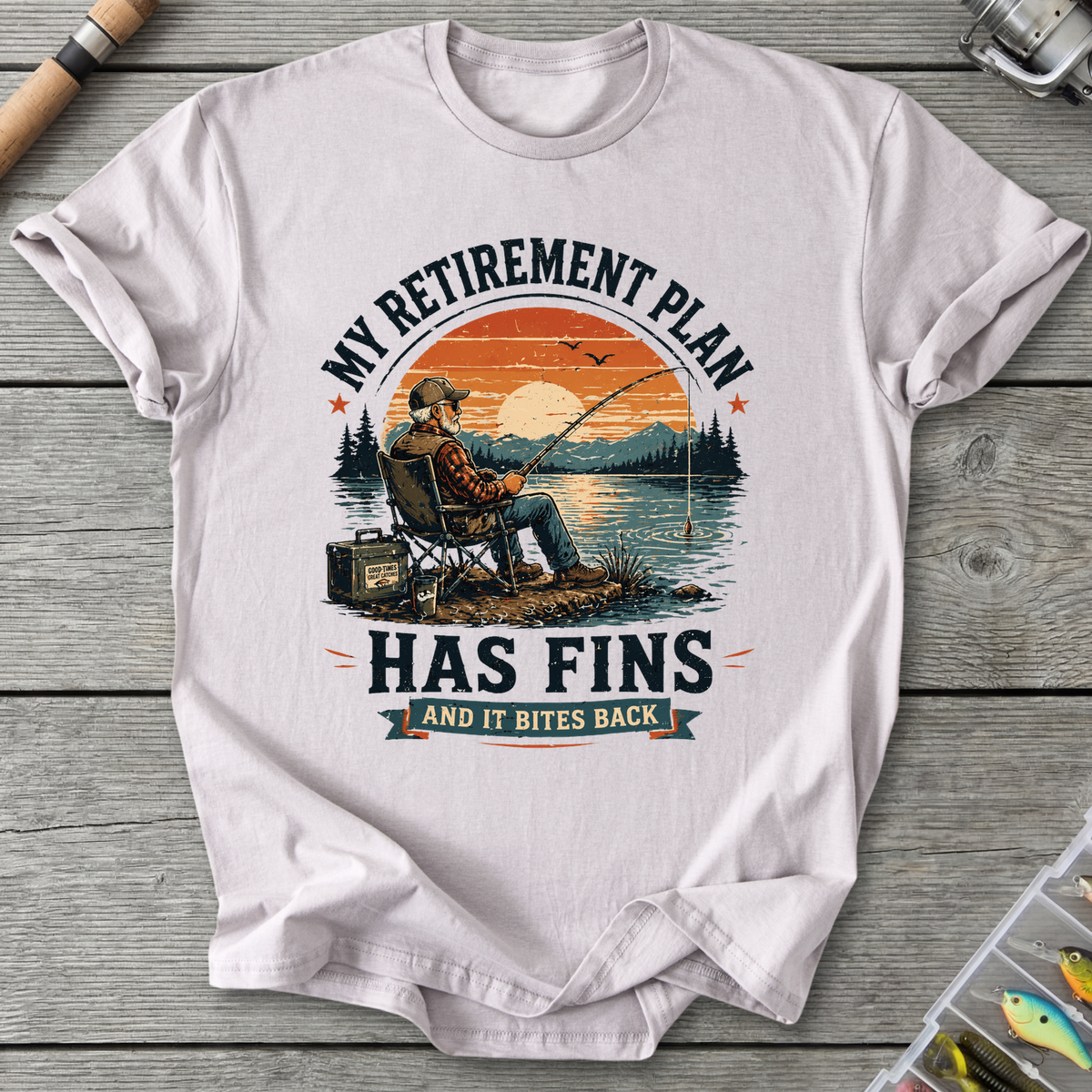 My Retirement Plan Has Fins T-Shirt
