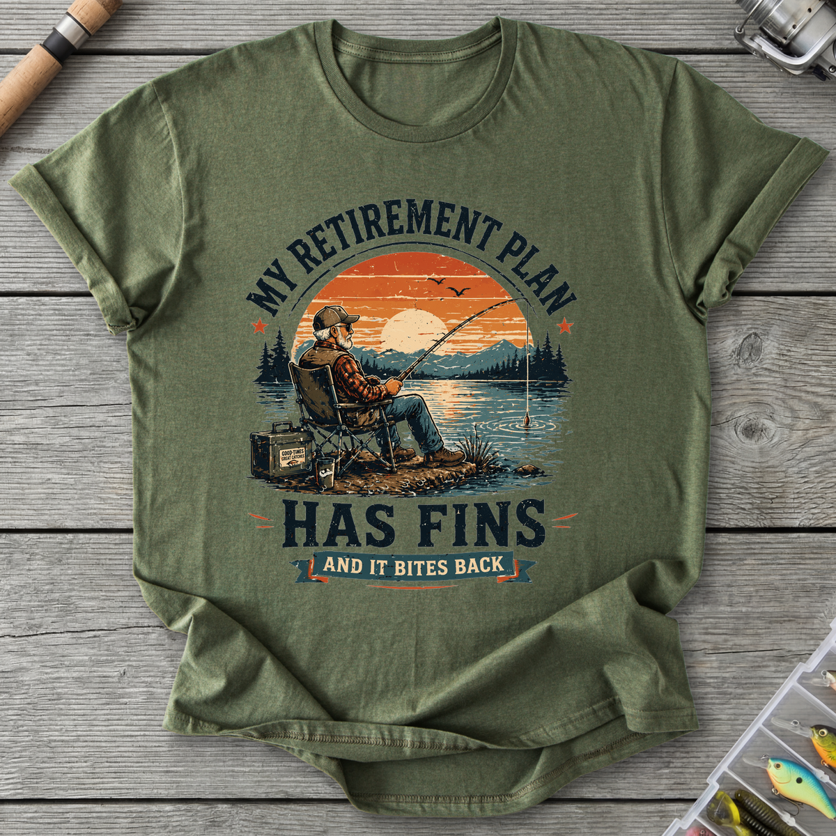 My Retirement Plan Has Fins T-Shirt