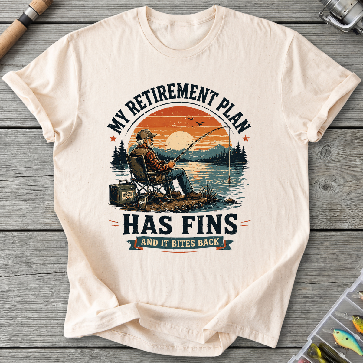 My Retirement Plan Has Fins T-Shirt