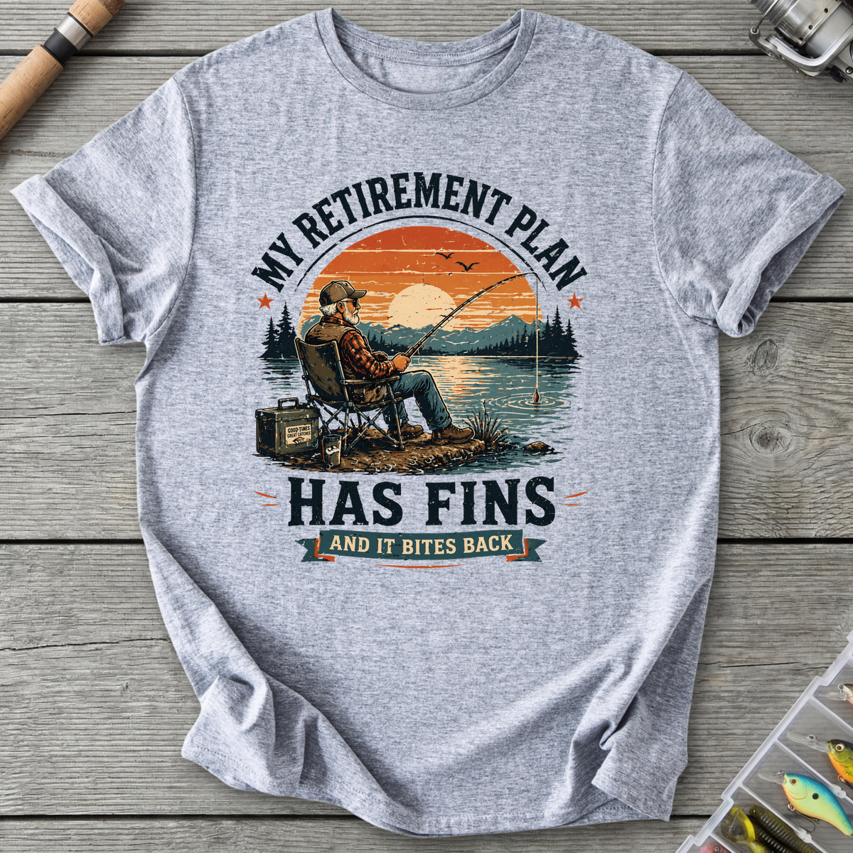 My Retirement Plan Has Fins T-Shirt