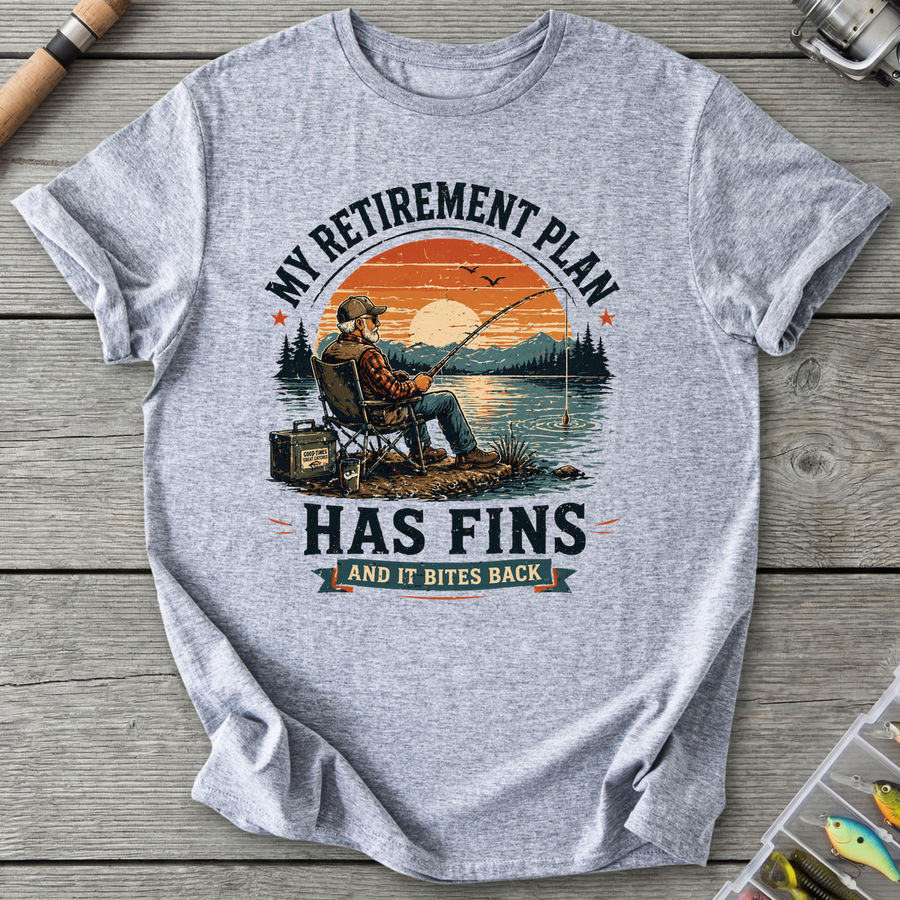 My Retirement Plan Has Fins T-Shirt